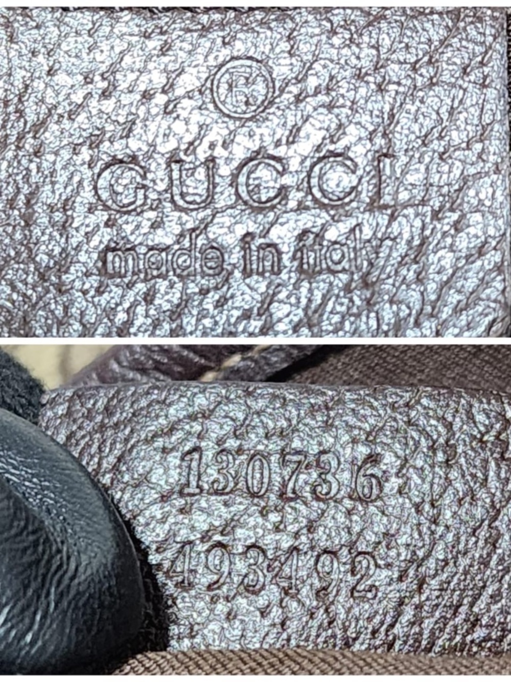 Authentic Gucci GG Canvas Abbey Tote Beige/Chocolate Brown - Picture 3 of 14